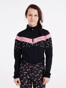 Cedark JR 1/4 Zip Top Zwart KL