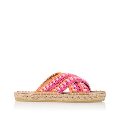 Casablanca slipper knitted Oranje KL