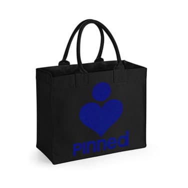 Bag Square Basic - Black Blue Zwart KL