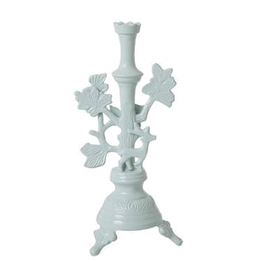 Metal Candle Holder With Deer Blauw KL