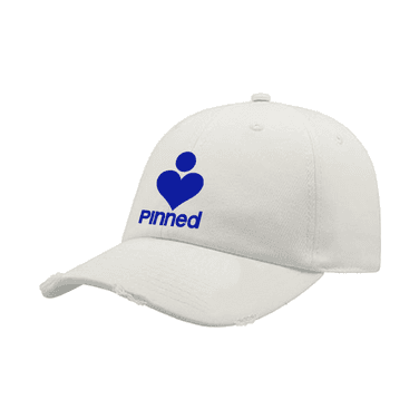 Cap Pinned Velvet Logo Blauw KL