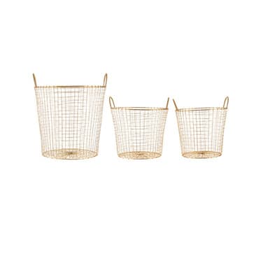 Wire mand Goud