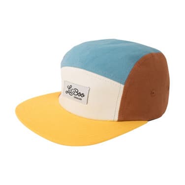 Block Teal/Brown 5 Cap Blauw