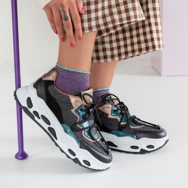 Saturnus denim Zwart 1