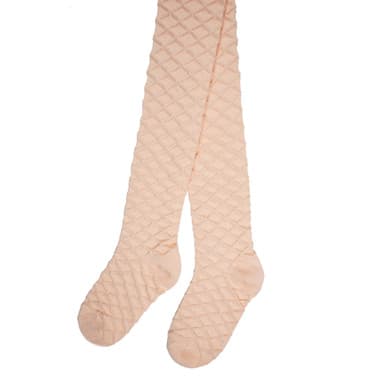 Rosa Honey Comb Solid Knit Tight Roze