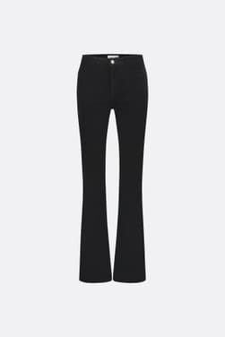 Eva Flare Trousers Zwart 1