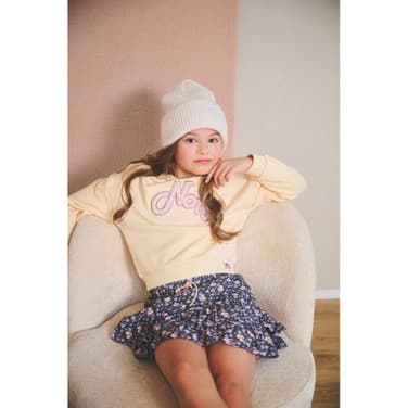 Neval AOP Ruffled Skirt Grijs