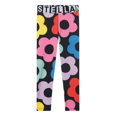 Legging Flowerprint Zwart 1