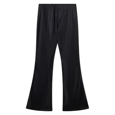 PU LEATHER WIDE FIT LEGGINGS Zwart 1