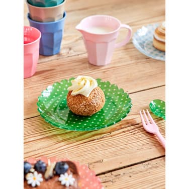 Cake Plate With Green Groen