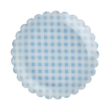 Cake Plate With Soft Blue Licht Blauw