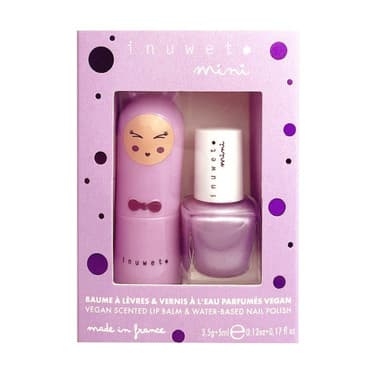Lipbalm Nailpolish Duo Set Paars