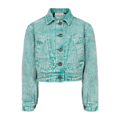Jacket Coloured Denim Groen