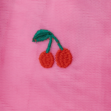 SKIRT CHERRY TULE Roze