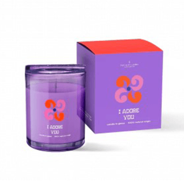 Candle 200gr Paars