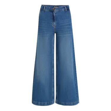 Peppa Pants Regular Stone Denim Blauw