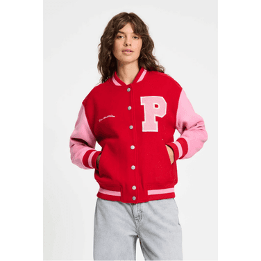JACKET - Baseball Chili Red Rood