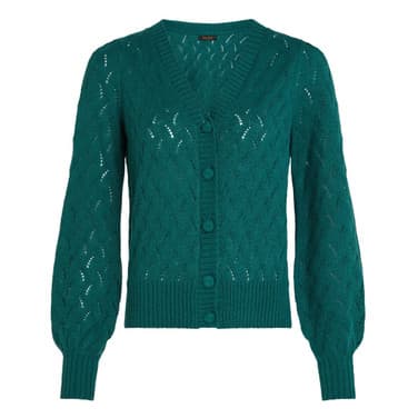 Cardigan V Farfalle Groen