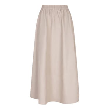 Skirt long lightweight PU Beige