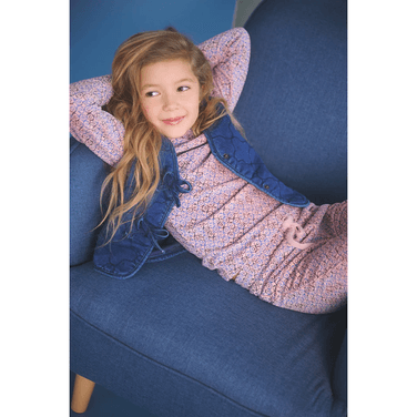 Koss AOP Rib Jersey Tshirt Blauw