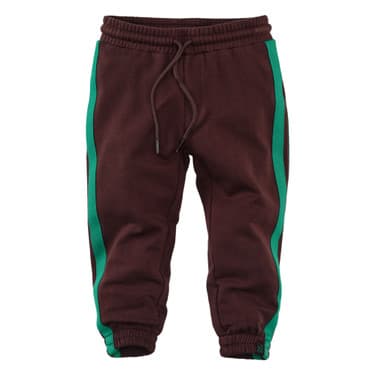Frenkie Mini Sweatpants Tape Bruin 1