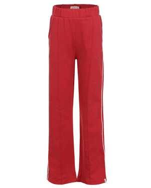 Little sweat pants piping Rood