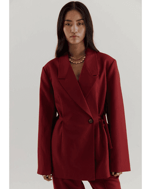 ANINA-BL Blazer Rood