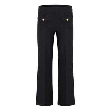 Faith Patched Pocket Pants Zwart 1