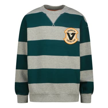 Nikos Sweater Striped Groen