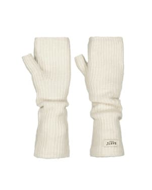 Darty Fingerless Gloves Ecru