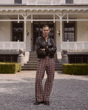 Lexie bnd check trousers Multi