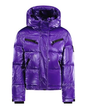 SPICY Girls metallic hooded ski jacket Paars