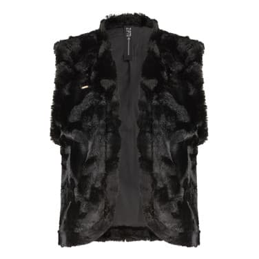 Gilet Teddy Black Zwart 1