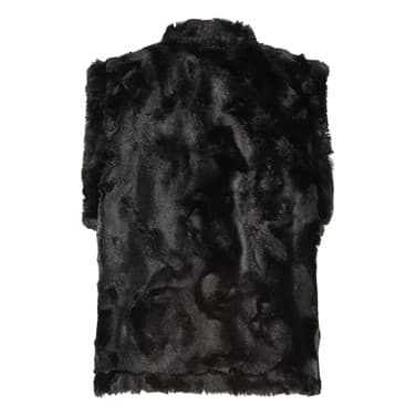 Gilet Teddy Black Zwart 1
