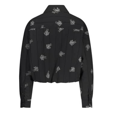 Lara Blouse Embroidery Zwart 1