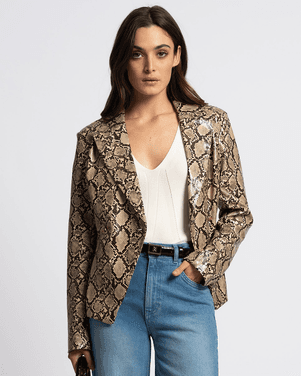 Leeuwarden Blazer Bruin 1