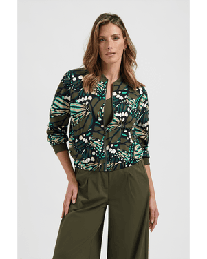 Raven Jacket Groene Print