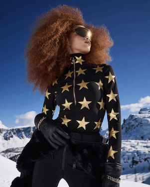 LUNARIA ski pully Zwart 1