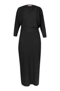 Ineke LS dress Zwart 1