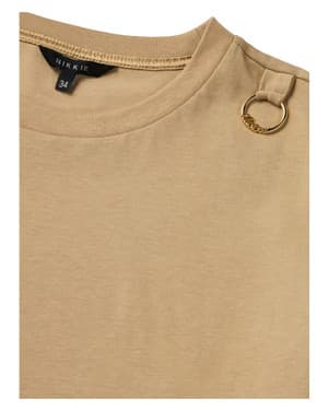 Logo Ring T-Shirt Beige
