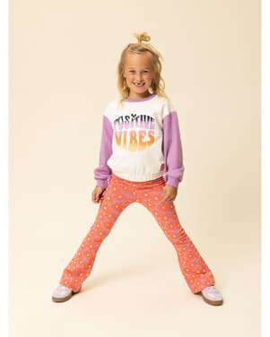 Little printed flare pants flowers Multi