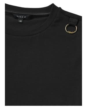 Logo Ring T-Shirt Zwart 1