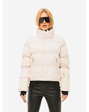 Gumeko Ski Jacket Swarovski Off White