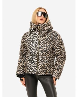 Newport Leopard Jacket Beige