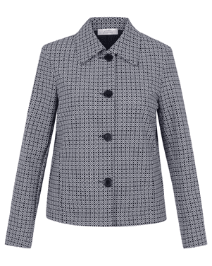 Hilly bonded circle jacket Zwart 1