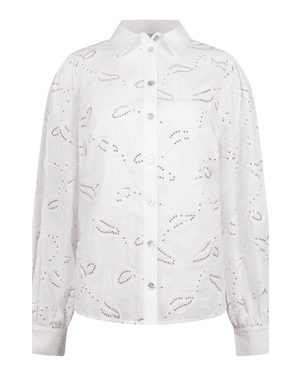 Milanova Blouse met pailletten Off White