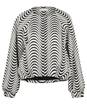 Luun wave bomber jacket Zwart 1