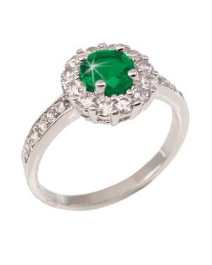 Birthstone Ring, emerald Groen