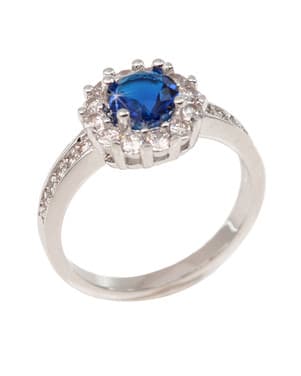 Birthstone Ring, sapphire Blauw