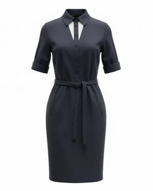 Dress Cut-out Black Zwart 1